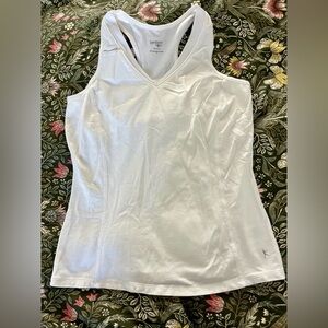 Danskin Now White Athletic Tank Top